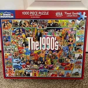 The 1990’s White Mountain Brand 1000 Piece Jigsaw Puzzle